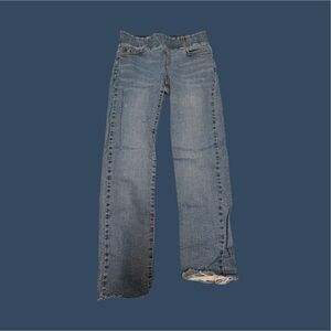 Classic Buttonless Blue Women's Jeans